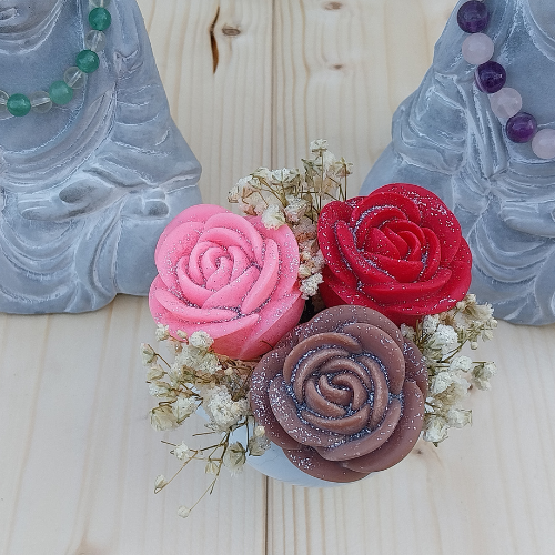 Bouquet bougie fondant 4 parfums - 1