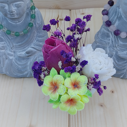 Bouquet bougie fondant 4 parfums - 3