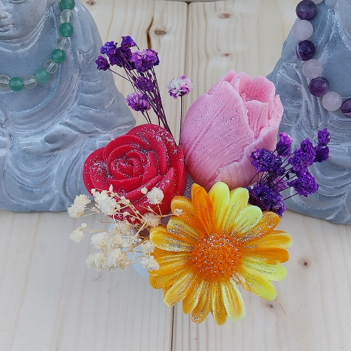 Bouquet bougie fondant 4 parfums - 5