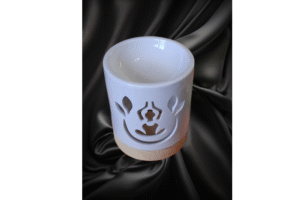 Brûle‑parfum en céramique Yogi – Diffuseur pour fondants parfumés