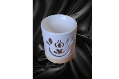 Brûle‑parfum en céramique Yogi – Diffuseur pour fondants parfumés