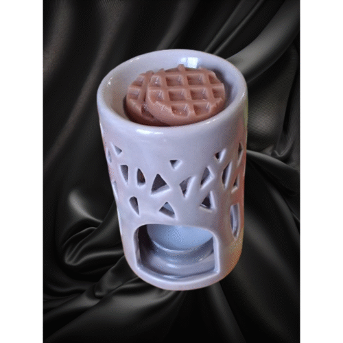 Fondants parfumés Douceur de Grasse dans le brûle parfum céramique Forêt