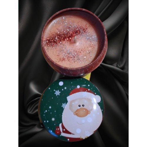 Bougie Pain d’Épices Alsacien – Père Noël – Boîte ouverte