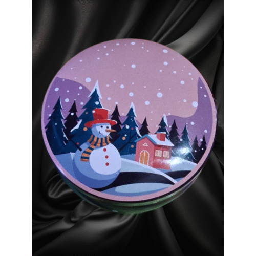 Bougie Rêverie de Noël Étoile de Noël – Boîte fermée Bonhomme de Neige