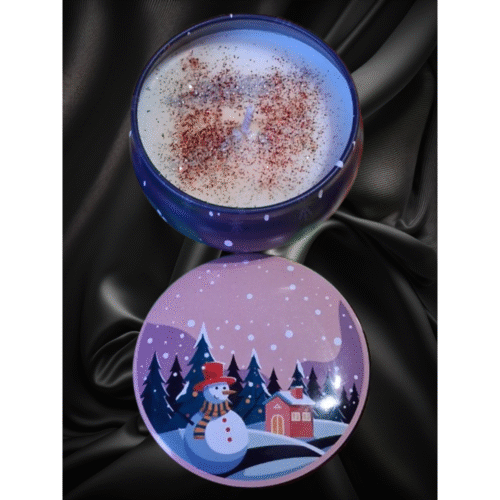 Bougie Rêverie de Noël Étoile de Noël – Boîte ouverte Bonhomme de Neige