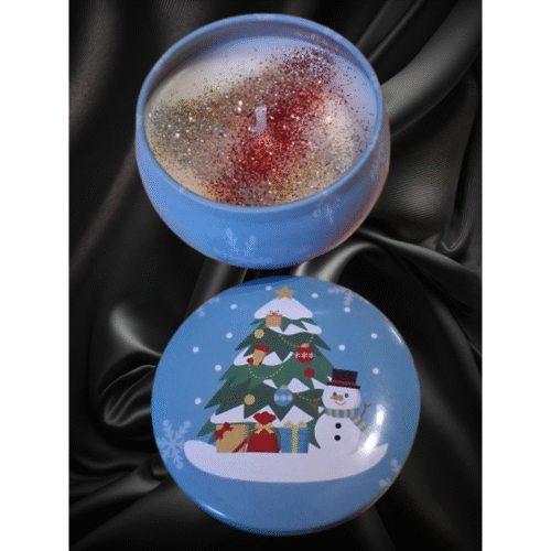 Bougie Rêverie de Noël Noël d’Enfance – Boîte ouverte Bonhomme de Neige