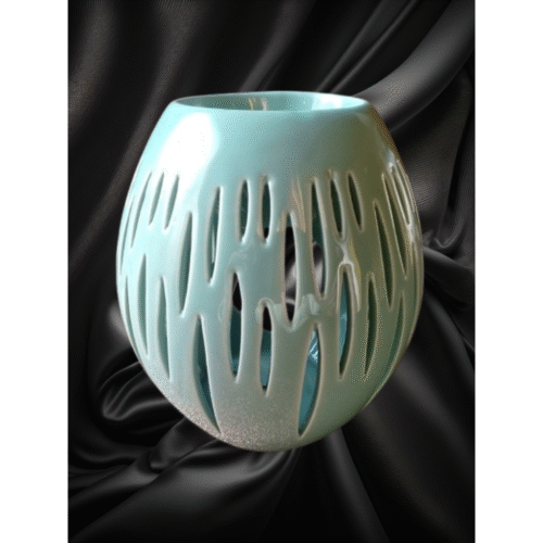 brule parfum ceramy ovali ceramique olive terracotta