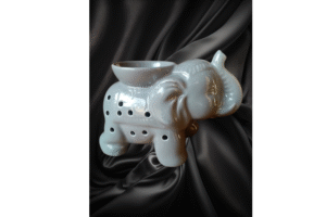 Brule parfum ceramy elephant tandor gris en céramique