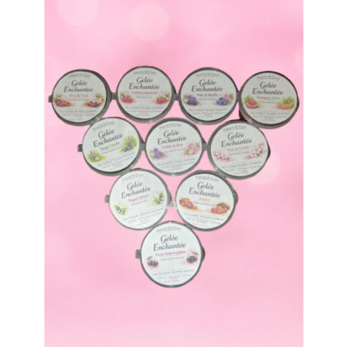 Fondants jelly parfumés Gelée Enchantée – créations artisanales Douceur de Grasse