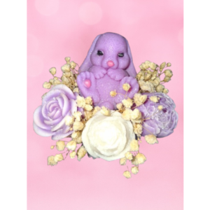 fondant parfumé violette rose édition Pâques, création artisanale du Nord de la France