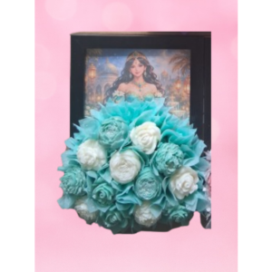 Cadre parfumée Princesse Turquoise Bois de oud