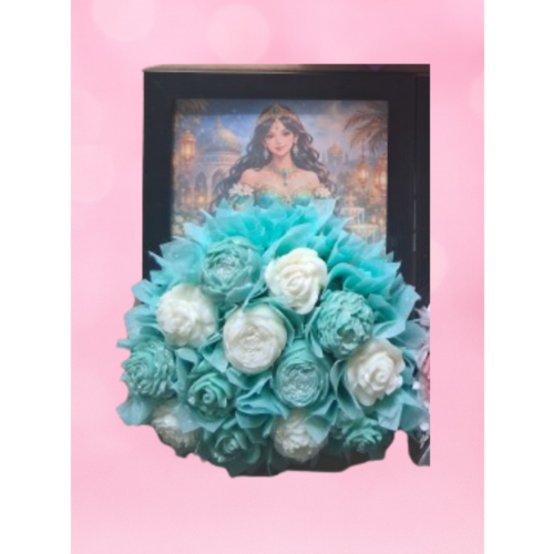 Cadre parfumée Princesse Turquoise Bois de oud