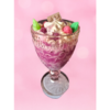 Bougie gourmande Mûre Myrtille en verre rose – Douceur de Grasse