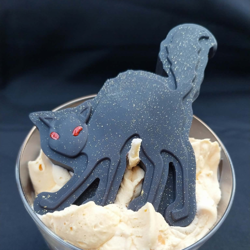 La Bougie d'Halloween "Le Chat Noir"