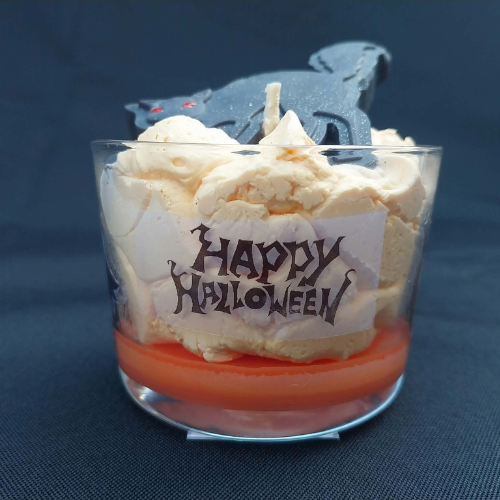 La Bougie d'Halloween "Le Chat Noir"