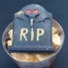 La Bougie d'Halloween "La Pierre Tombale"
