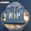 La Bougie d'Halloween "La Pierre Tombale"